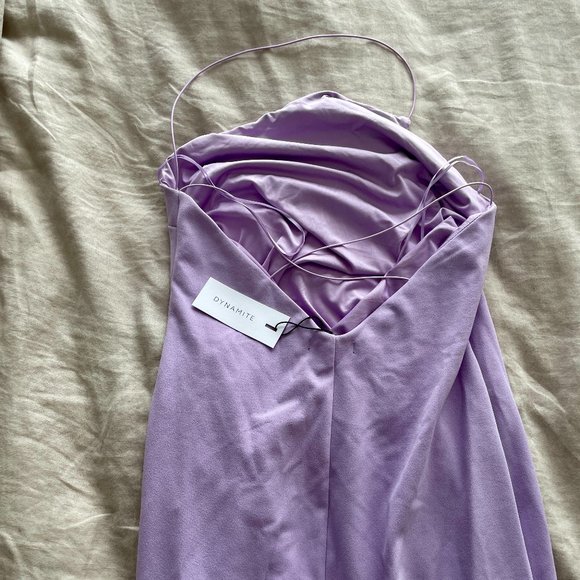Dynamite Lavender Asymmetrical Dress - NWT - Picture 7 of 8